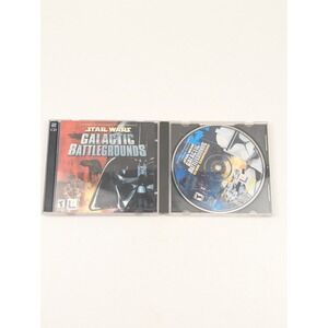 Star Wars Galactic Battlegrounds PC‎ Game Complete 2 CD Set LucasArts